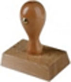 Holzstempel 100 mm 8 Zeilen